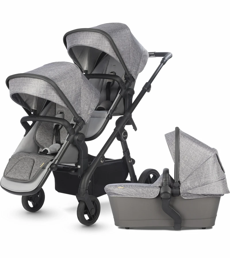 Silver Cross Coast Double Stroller - Limestone 3 Silver Cross Coast Double Stroller - Limestone