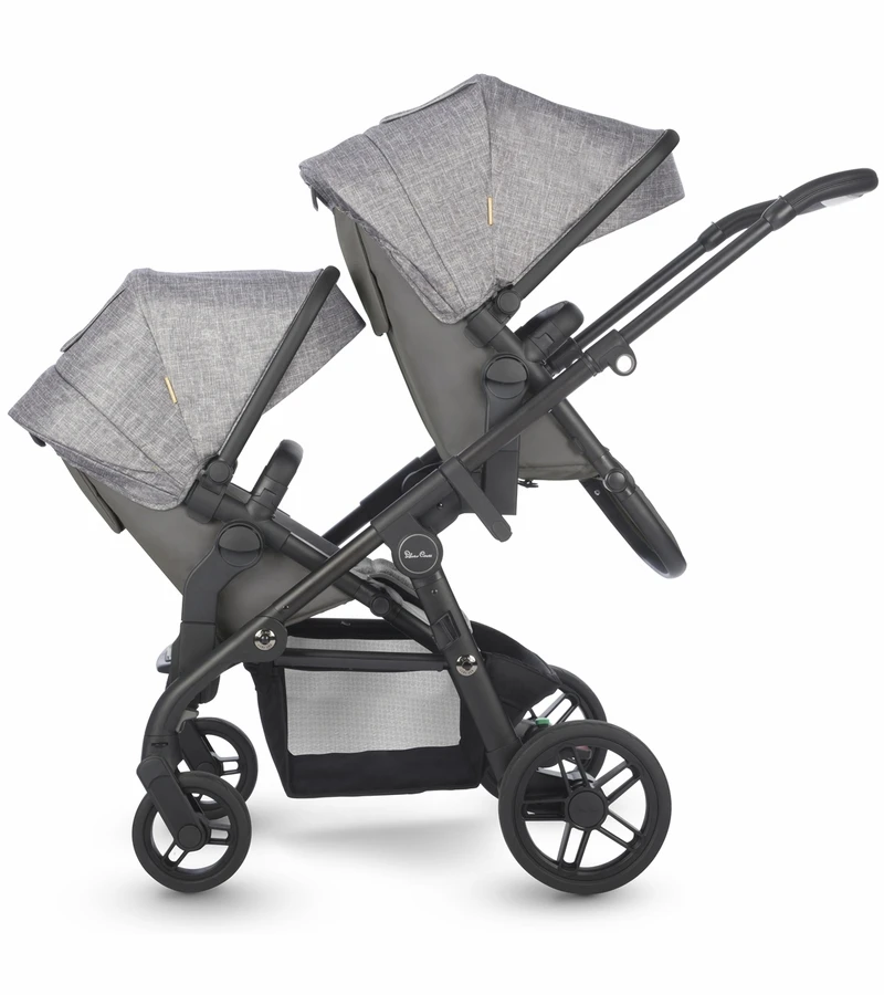 Silver Cross Coast Double Stroller - Limestone 7 Silver Cross Coast Double Stroller - Limestone - Image 5