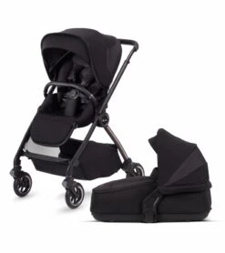 Silver Cross Dune Stroller + Compact Bassinet - Space