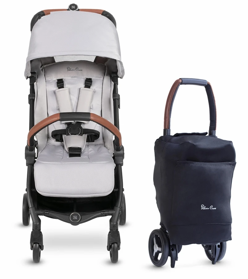 Silver Cross Jet 3 Ultra Compact Stroller - Silver 3 Silver Cross Jet 3 Ultra Compact Stroller - Silver