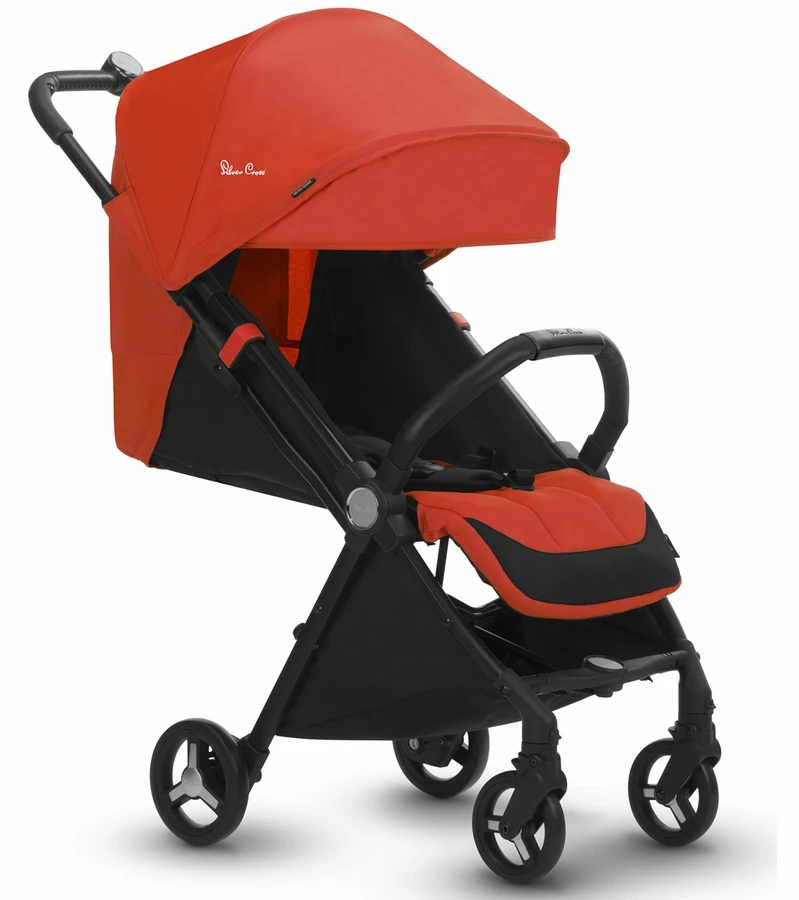 Silver Cross Jet Ultra Compact Stroller 2019 Mandarin 4 Silver Cross Jet Ultra Compact Stroller 2019 Mandarin - Image 2