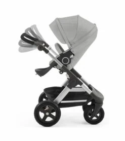Stokke Trailz Terrain Stroller - Grey Melange -Babyzen || Baby Jogger Shop stokke trailz terrain stroller grey melange 44