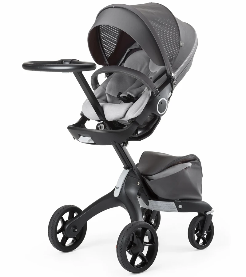 Stokke Xplory Athleisure Stroller - Black/Grey 4 Stokke Xplory Athleisure Stroller - Black/Grey - Image 2