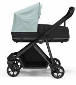 Thule Shine Stroller + Bassinet Bundle - Mallard Green / Black -Babyzen || Baby Jogger Shop thule shine stroller bassinet bundle mallard green black 139