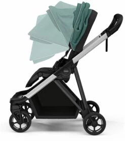 Thule Shine Stroller + Bassinet Bundle - Mallard Green / Black -Babyzen || Baby Jogger Shop thule shine stroller bassinet bundle mallard green black 140