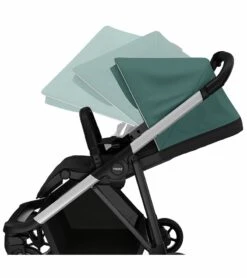 Thule Shine Stroller + Bassinet Bundle - Mallard Green / Black -Babyzen || Baby Jogger Shop thule shine stroller bassinet bundle mallard green black 141