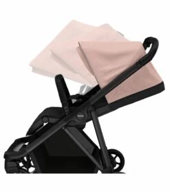 Thule Shine Stroller + Bassinet Bundle - Misty Rose / Black -Babyzen || Baby Jogger Shop thule shine stroller bassinet bundle misty rose black 139