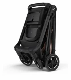 Thule Shine Stroller + Bassinet Bundle - Misty Rose / Black -Babyzen || Baby Jogger Shop thule shine stroller bassinet bundle misty rose black 141