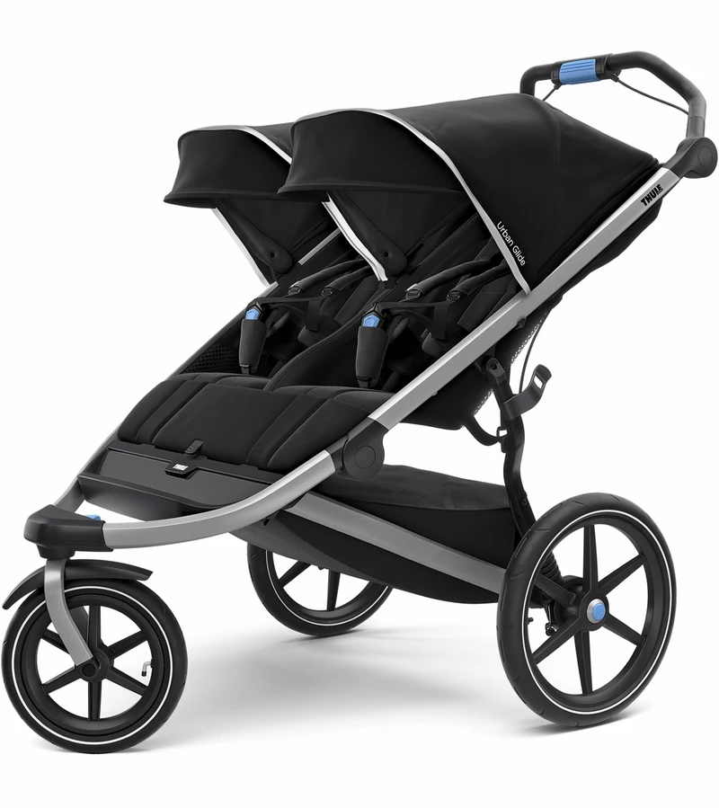 Thule Urban Glide 2 Double Jogging Stroller - Black 3 Thule Urban Glide 2 Double Jogging Stroller - Black
