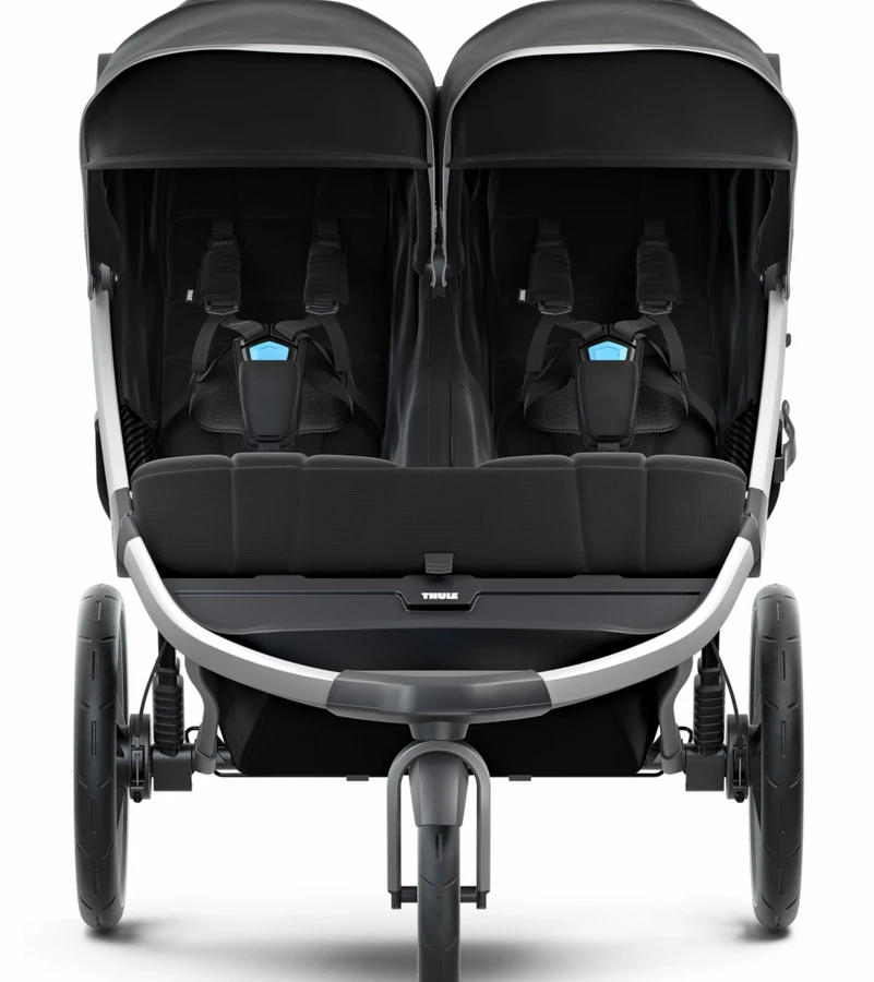 Thule Urban Glide 2 Double Jogging Stroller - Black 4 Thule Urban Glide 2 Double Jogging Stroller - Black - Image 2