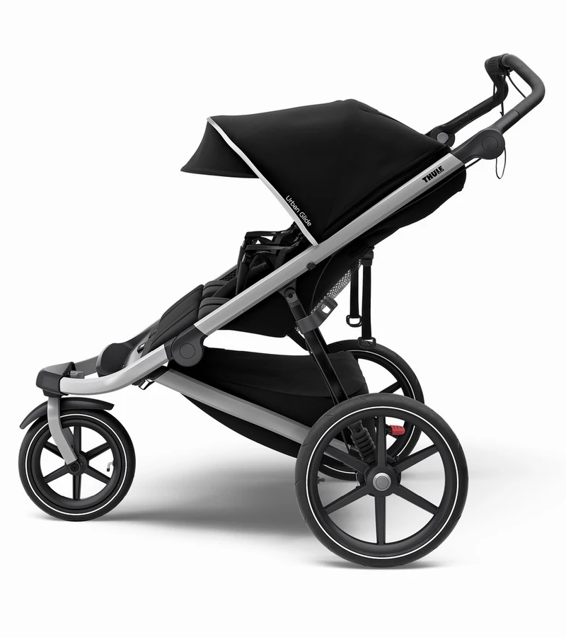 Thule Urban Glide 2 Double Jogging Stroller + Essentials Bundle - Jet Black 5 Thule Urban Glide 2 Double Jogging Stroller + Essentials Bundle - Jet Black - Image 3