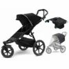 Thule Urban Glide 2 Single Jogging Stroller + Essentials Bundle - Black -Babyzen || Baby Jogger Shop thule urban glide 2 single jogging stroller essentials bundle black 83
