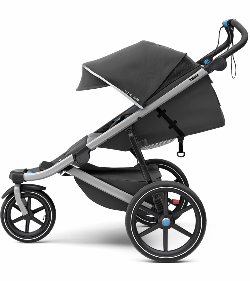 Thule Urban Glide 2 Single Jogging Stroller + Sport Organizer - Dark Shadow 4 Thule Urban Glide 2 Single Jogging Stroller + Sport Organizer - Dark Shadow - Image 2
