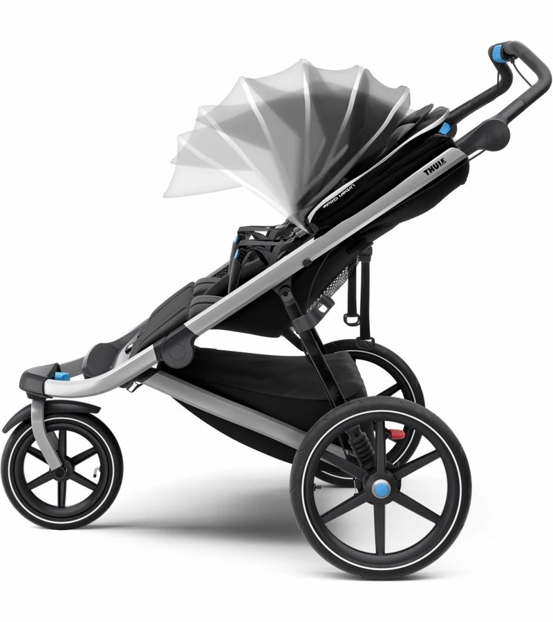 Thule Urban Glide 2 Single Jogging Stroller + Sport Organizer - Dark Shadow 5 Thule Urban Glide 2 Single Jogging Stroller + Sport Organizer - Dark Shadow - Image 3