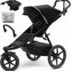 Thule Urban Glide 2 Single Stroller + Accessory Set - Black -Babyzen || Baby Jogger Shop thule urban glide 2 single stroller accessory set black 181