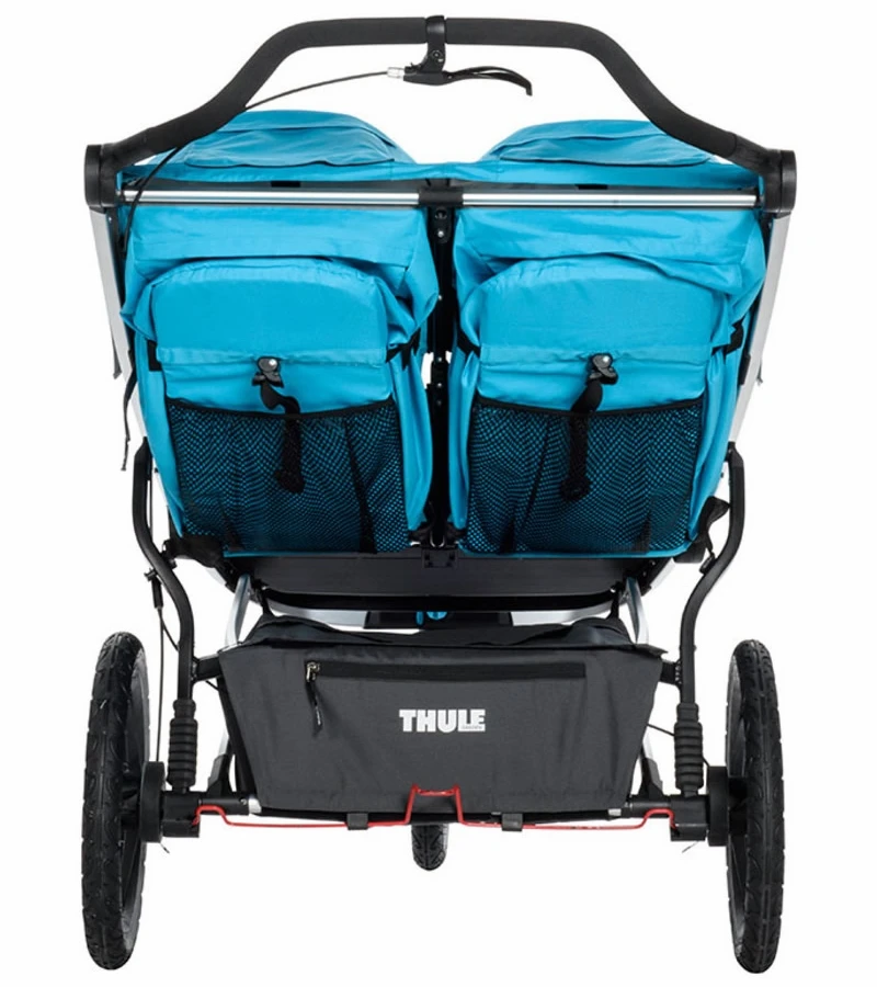 Thule Urban Glide Double Jogging Stroller - Thule Blue 5 Thule Urban Glide Double Jogging Stroller - Thule Blue - Image 3