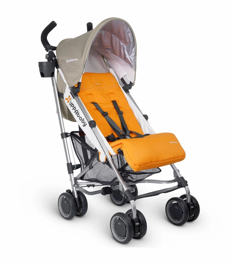 UPPAbaby 2017 G-LUXE Umbrella Stroller - Ani (Orange/Silver) 3 UPPAbaby 2017 G-LUXE Umbrella Stroller - Ani (Orange/Silver)