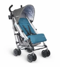 UPPAbaby 2017 G-LUXE Umbrella Stroller - Sebby (Teal/Silver) (Discontinued Fashion)