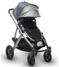 UPPAbaby 2018 / 2019 Vista Stroller - Henry (Blue Marl/Silver/Saddle Leather) -Babyzen || Baby Jogger Shop uppababy 2018 2019 vista stroller henry blue marl silver saddle leather 31