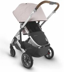 UPPAbaby Cruz V2 Stroller + Bassinet - Alice (Dusty Pink/Silver/Saddle Leather) -Babyzen || Baby Jogger Shop uppababy cruz v2 stroller bassinet alice dusty pink silver saddle leather 21