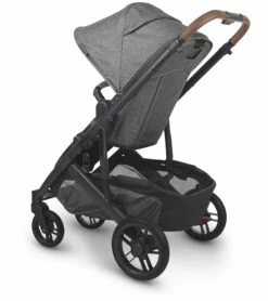 UPPAbaby CRUZ V2 Stroller - Greyson (Charcoal Melange/Carbon/Saddle Leather) -Babyzen || Baby Jogger Shop uppababy cruz v2 stroller greyson charcoal melange carbon saddle leather 219
