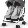 UPPAbaby G-LINK 2 Side By Side Double Stroller - Jordan (Charcoal Melange) -Babyzen || Baby Jogger Shop uppababy g link 2 side by side double stroller jordan charcoal melange 18