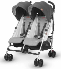 UPPAbaby G-LINK 2 Side By Side Double Stroller - Jordan (Charcoal Melange)