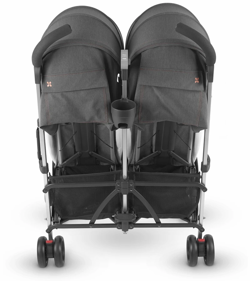 UPPAbaby G-LINK 2 Side By Side Double Stroller - Jordan (Charcoal Melange) 8 UPPAbaby G-LINK 2 Side By Side Double Stroller - Jordan (Charcoal Melange) - Image 6