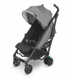 UPPAbaby G-LUXE 2023 Umbrella Stroller - Greyson (Charcoal Melange / Carbon) -Babyzen || Baby Jogger Shop uppababy g luxe 2023 umbrella stroller greyson charcoal melange carbon 108