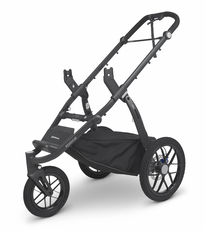 UPPAbaby Ridge Jogging Stroller + Bassinet Bundle - Bryce / Bryce 6 UPPAbaby Ridge Jogging Stroller + Bassinet Bundle - Bryce / Bryce - Image 4