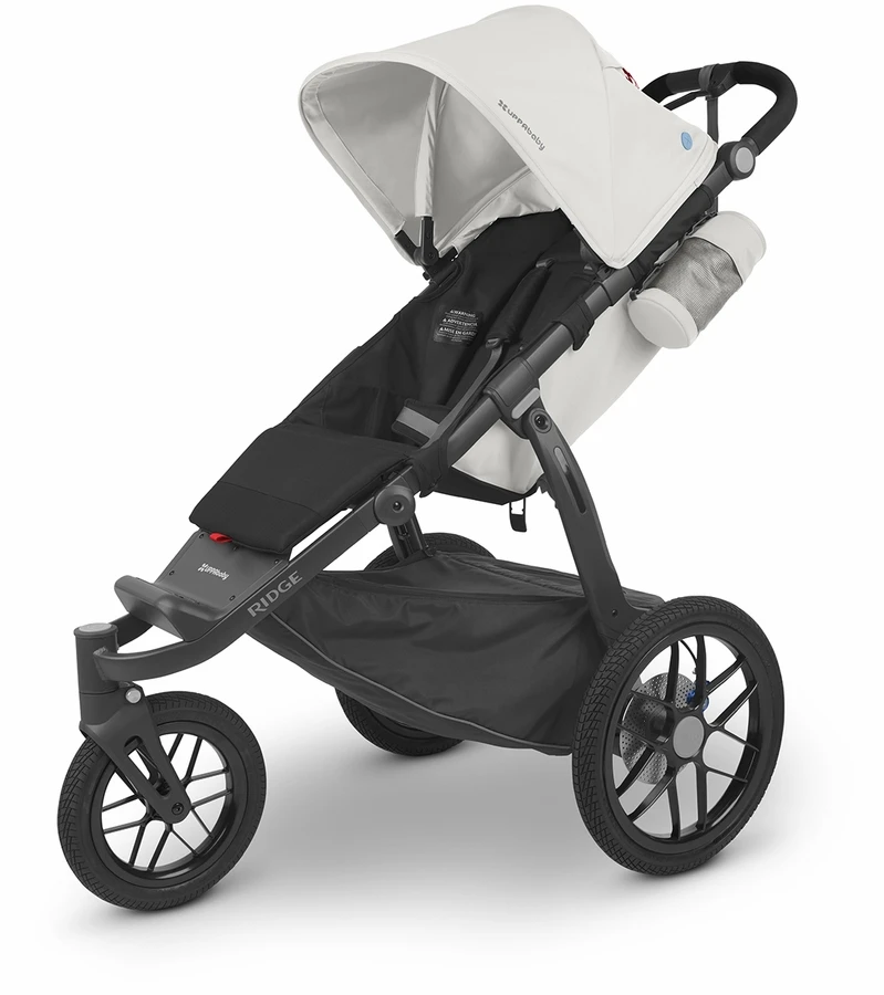 UPPAbaby Ridge Jogging Stroller - Bryce (White / Carbon) 3 UPPAbaby Ridge Jogging Stroller - Bryce (White / Carbon)