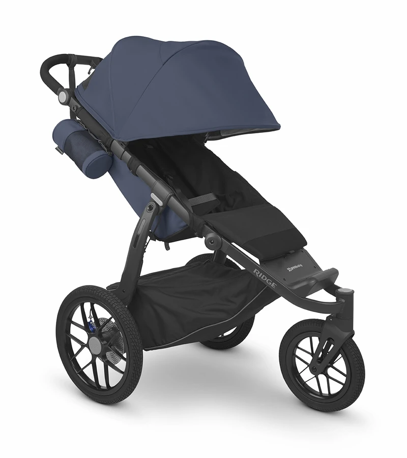UPPAbaby Ridge Jogging Stroller - Reggie (Slate Blue / Carbon) 4 UPPAbaby Ridge Jogging Stroller - Reggie (Slate Blue / Carbon) - Image 2