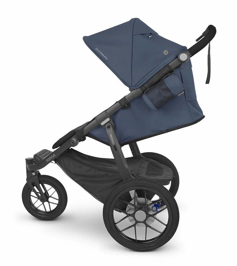 UPPAbaby Ridge Jogging Stroller - Reggie (Slate Blue / Carbon) 5 UPPAbaby Ridge Jogging Stroller - Reggie (Slate Blue / Carbon) - Image 3
