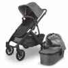 UPPAbaby Vista V2 Single-to-Double Stroller - Greyson (Charcoal Melange/Carbon/Saddle Leather) -Babyzen || Baby Jogger Shop uppababy vista v2 single to double stroller greyson charcoal melange carbon saddle leather 41