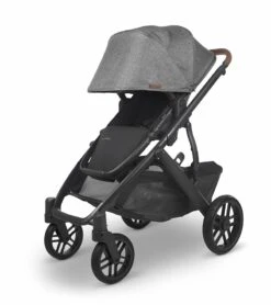 UPPAbaby Vista V2 Single-to-Double Stroller - Greyson (Charcoal Melange/Carbon/Saddle Leather) 11 UPPAbaby Vista V2 Single-to-Double Stroller - Greyson (Charcoal Melange/Carbon/Saddle Leather) -Babyzen || Baby Jogger Shop uppababy vista v2 single to double stroller greyson charcoal melange carbon saddle leather 43
