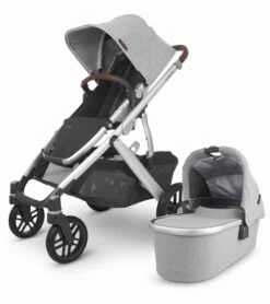 UPPAbaby Vista V2 Single-to-Double Stroller - Stella (Brushed Grey Melange)