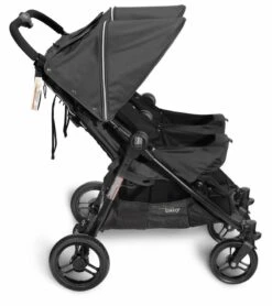 Valco Baby Slim Twin Side By Side Double Stroller - Licorice -Babyzen || Baby Jogger Shop valco baby slim twin side by side double stroller licorice 39