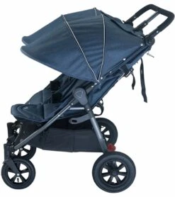 Valco Neo Twin Tailormade Double Stroller - Denim Blue -Babyzen || Baby Jogger Shop valco neo twin tailormade double stroller denim blue 56