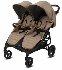 Valco Snap Duo Trend Side By Side Double Stroller - Cappuccino (Albee Exclusive)